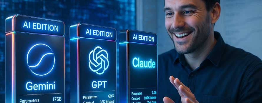 Comparativa Definitiva de las Principales IAs: GPT, Gemini, Perplexity y Claude 
